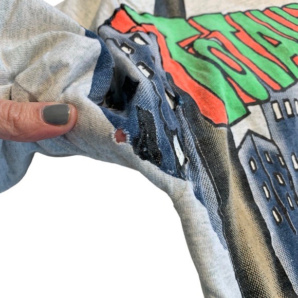 VINTAGE | ‘96 Single Stitch Totally Bad‎ Taz Tee - Sz Medium - Picture 7 of 9